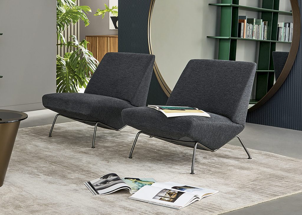 Sleek Armchair Bonaldo Montréal